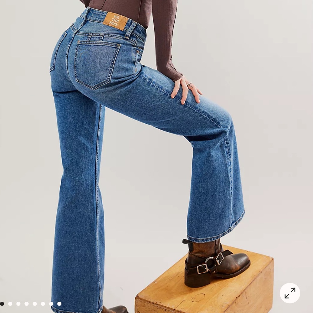 We The Free CRVY Vintage High-Rise Flare Jeans